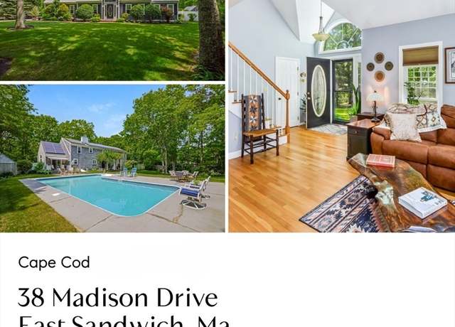 Property at 38 Madison Dr, Sandwich, MA 02537, 4 beds, 3 baths