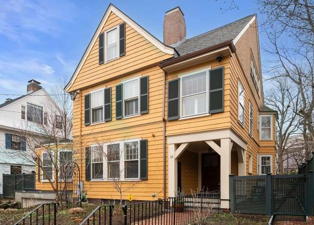Property at 15 Traill St, Cambridge, MA 02138, 6 beds, 3.5 baths