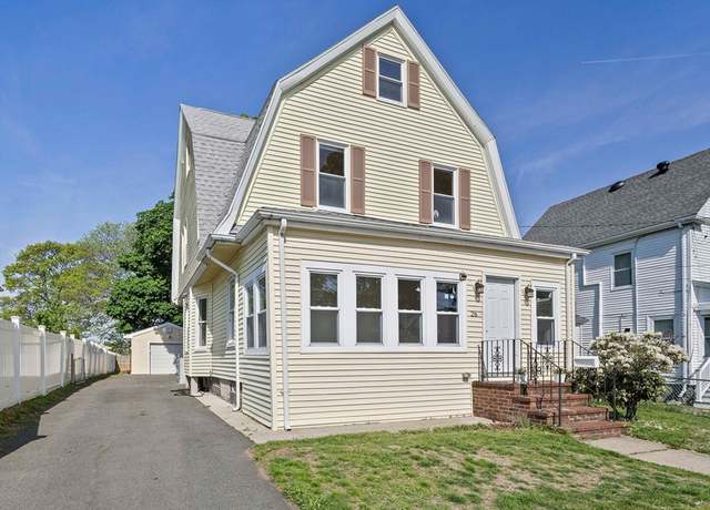 Property at 26 Stewart St, Quincy, MA 02169, 4 beds, 1.5 baths