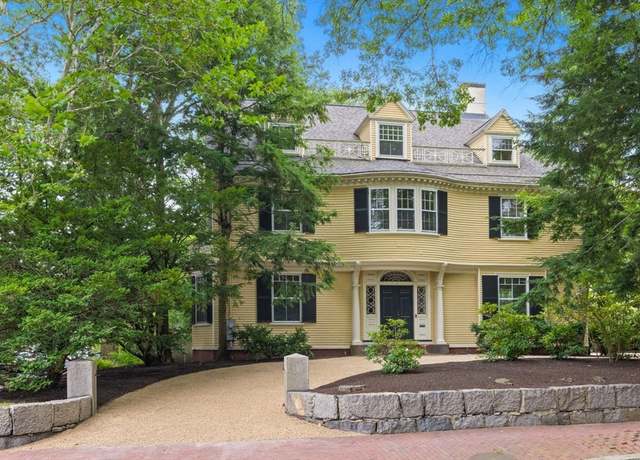 Property at 158 Brattle St, Cambridge, MA 02138, 6 beds, 4.5 baths