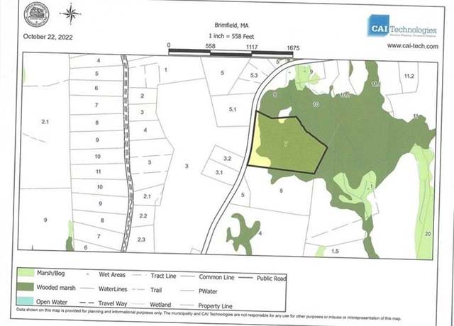 Property at 0 Brookfield Rd, Brimfield, MA 01010