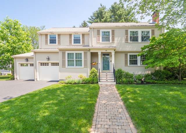 Property at 61 Fuller Brook Ave, Needham, MA 02492, 4 beds, 2.5 baths