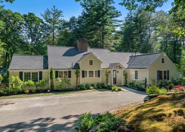 Property at 156 Cherry Brook Rd, Weston, MA 02493, 4 beds, 4.5 baths