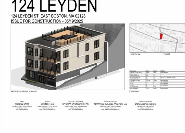 Property at 124 Leyden, Boston, MA 02128