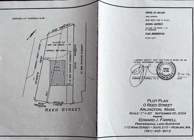 Property at 0 Reed St, Arlington, MA 02475