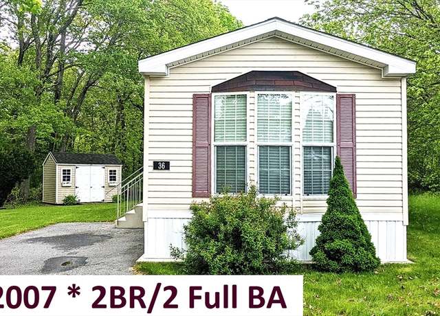 Property at 36 Presidential Cir, Warren, MA 01083, 2 beds, 2 baths