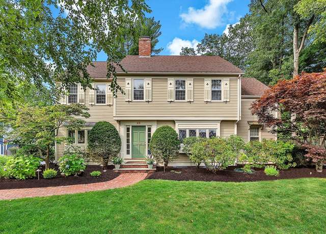 Property at 28 Wall St, Wellesley, MA 02481, 5 beds, 4.5 baths