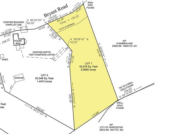 Property at 321 Bryant Rd, Holden, MA 01522