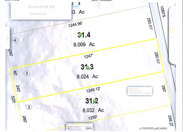 Property at Lot 3 Town Hill Rd, Sandisfield, MA 01255