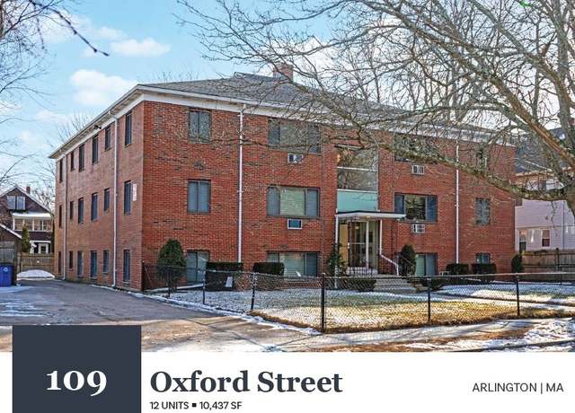 Property at 109 Oxford St, Arlington, MA 02474, 23 beds, 12 baths