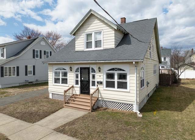 Property at 36 Davenport St, Chicopee, MA 01013, 3 beds, 1.5 baths