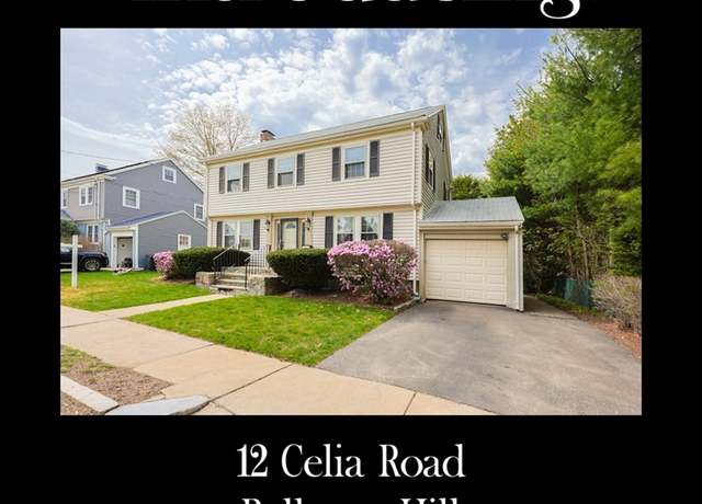 Property at 12 Celia Rd, Boston, MA 02132, 4 beds, 2 baths