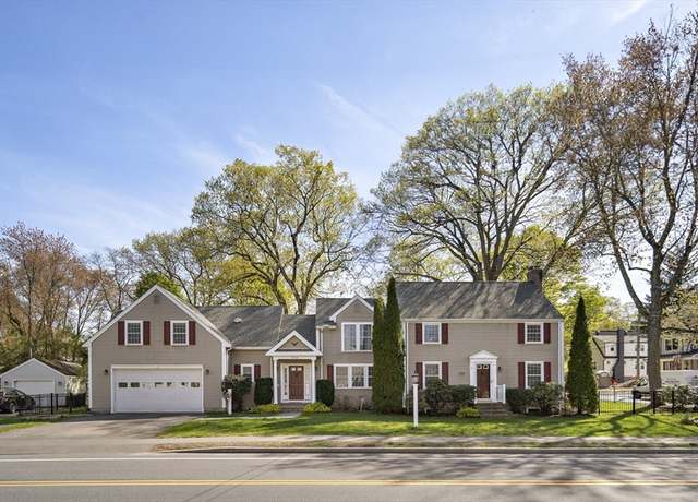 Property at 158 Oak St, Needham, MA 02492, 5 beds, 3.5 baths