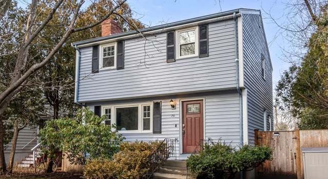 Property at 74 Grassland St, Lexington, MA 02421, 3 beds, 1.5 baths