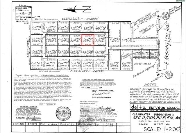 Property at NHN Spriggs Loop, Delta Junction, AK 99737