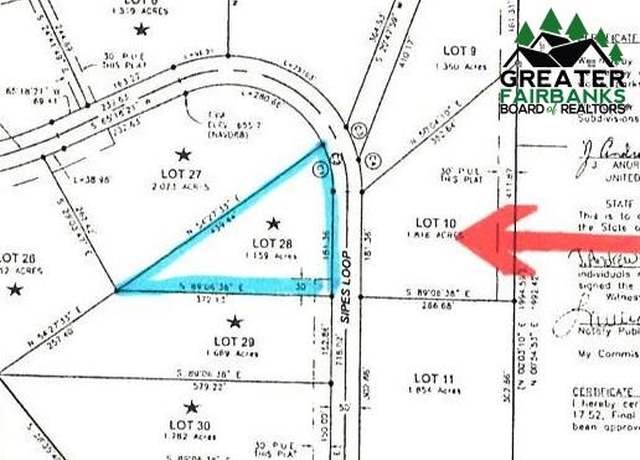 Property at L28 Sipes Dr, Salcha, AK 99714