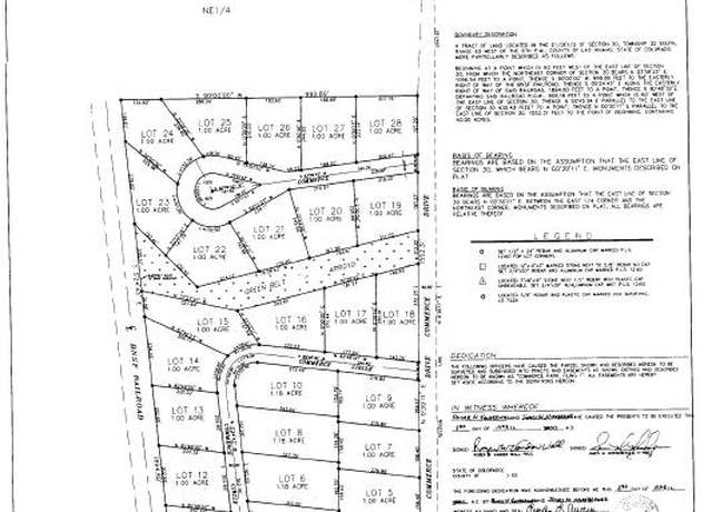 Property at TBD Commerce Park Subdivision, Trinidad, CO 81082