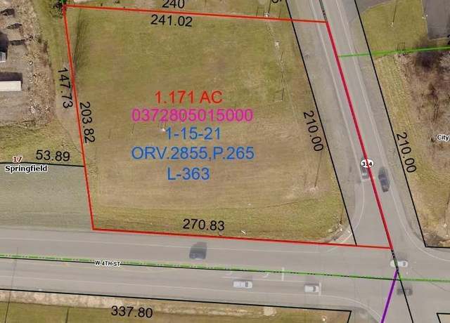 Property at 0 State Route 314, Mansfield, OH 44903