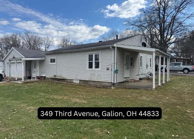 Property at 349 Third Ave, Galion, OH 44833, 2 beds, 1 bath