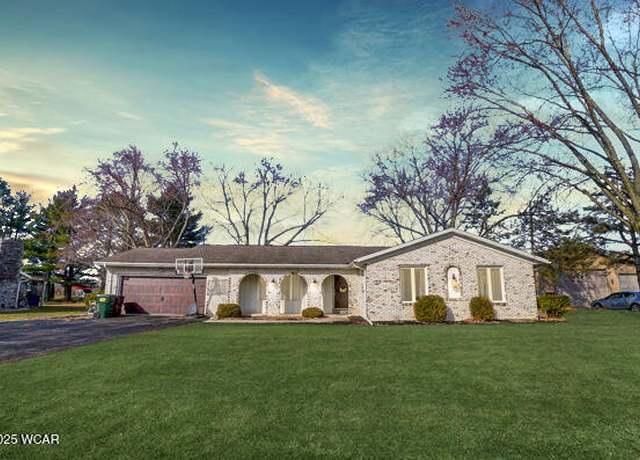 Property at 1280 Wonderlick Rd, Lima, OH 45805, 5 beds, 3 baths