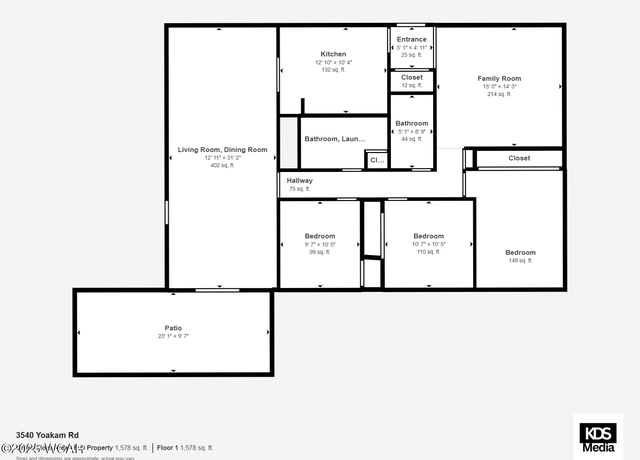 Property at 3540 Yoakam Rd, Lima, OH 45806, 3 beds, 1.5 baths