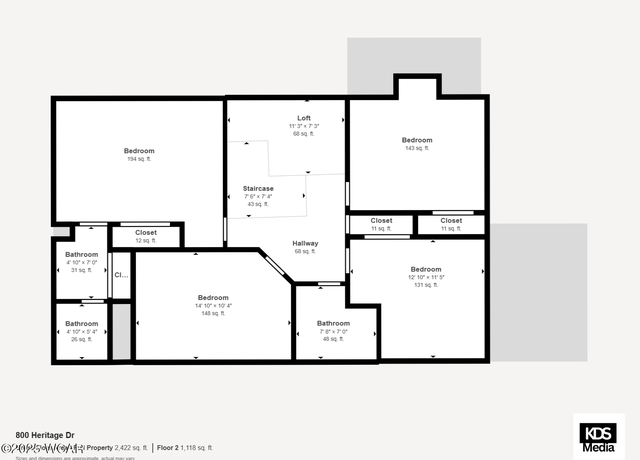 Property at 800 Heritage Dr, Lima, OH 45804, 4 beds, 2.5 baths