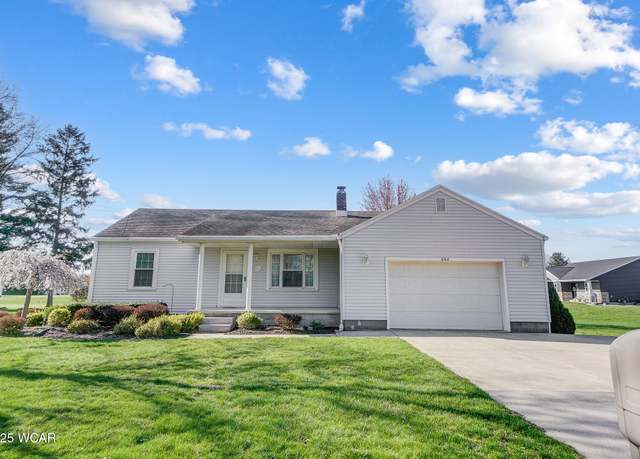 Property at 206 Walnut St, Pandora, OH 45877, 3 beds, 1.5 baths