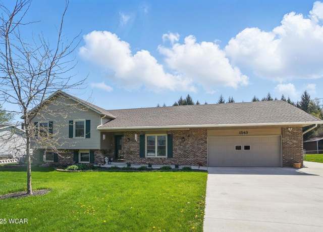 Property at 1543 Wonderlick Rd, Lima, OH 45805, 4 beds, 2.5 baths