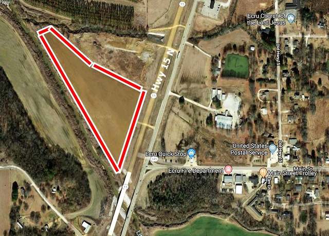 Property at HWY 15 N Hwy 15 N, Ecru, MS 38841