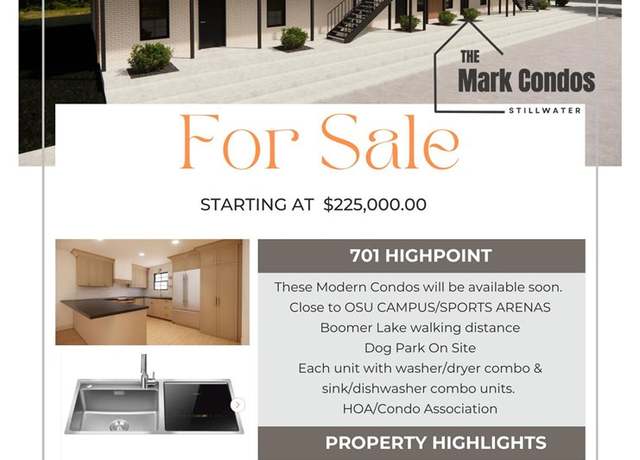 Property at 701 W Highpoint #D Dr, Stillwater, OK 74075, 2 beds, 1 bath