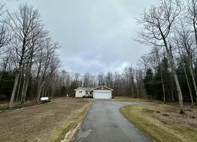 Property at 3880 Co Rd 405, Newberry, MI 49868, 3 beds, 1 bath