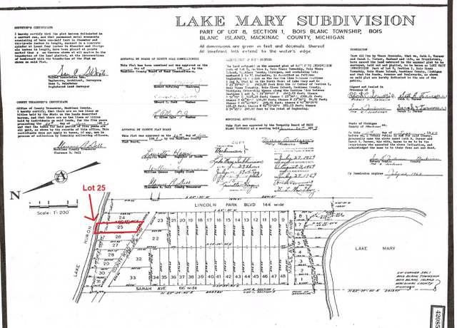 Property at 25 E Huron, Bois Blanc, MI 49775