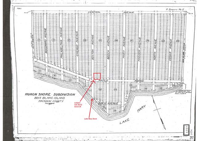Property at 4852 Beech & Maple Ave, Bois Blanc, MI 49775
