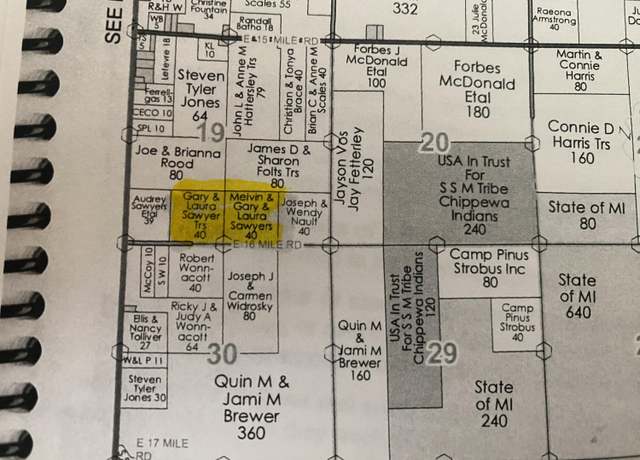 Property at 80 Acres E 16 Mile, Sault Ste Marie, MI 49783