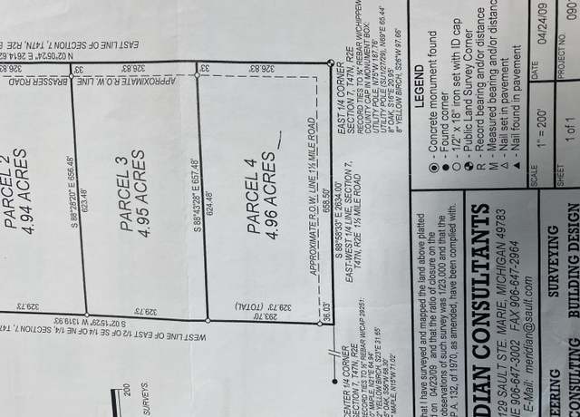 Property at 000 N Brasser Rd, Sault Ste Marie, MI 49783