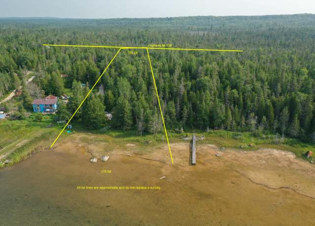 Property at TBD M-134 Hwy, Cedarville, MI 49719