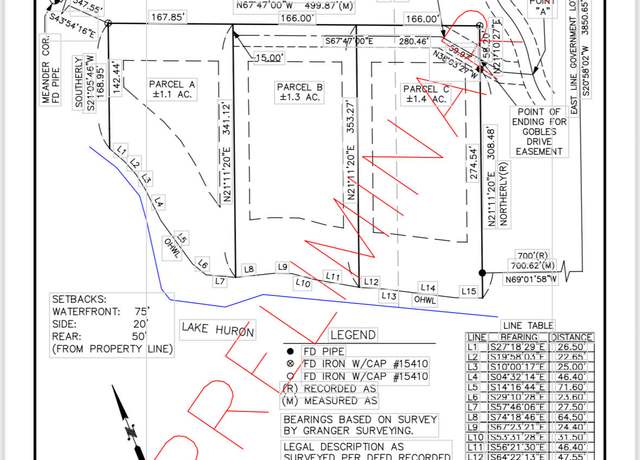 Property at 03101400 Gobles Dr, Bois Blanc, MI 49775