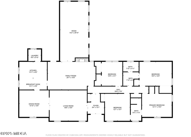 Property at 731 Lokchapee Dr, Macon, GA 31210, 4 beds, 2.5 baths
