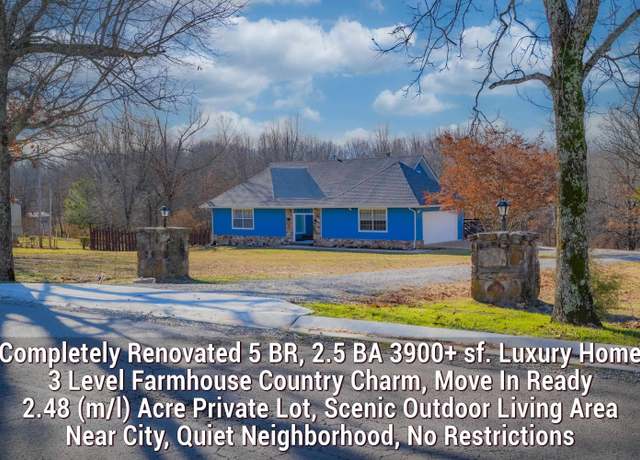 Property at 2404 Russell Ln, Mountain Home, AR 72653, 5 beds, 2.5 baths