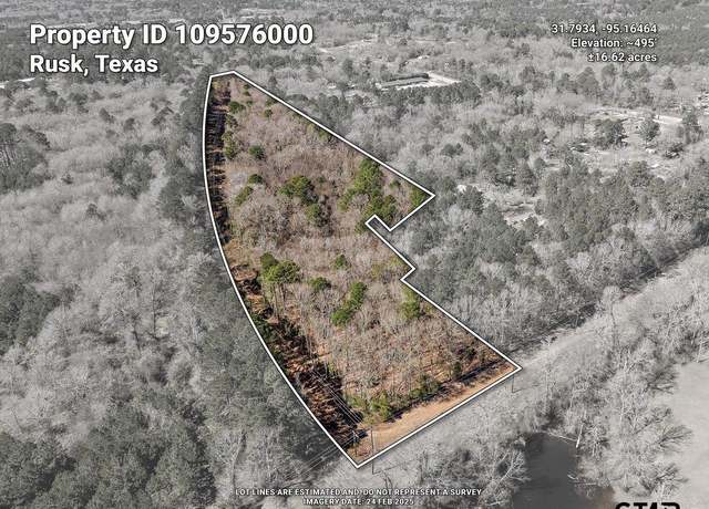 Property at TBD 16.62-acres, Rusk, TX 75785
