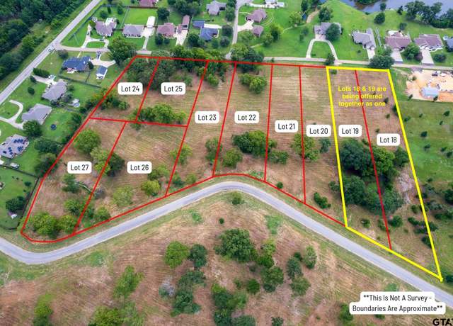 Property at TBD Carolina Way Lots 18 & 19, Mt Pleasant, TX 75455