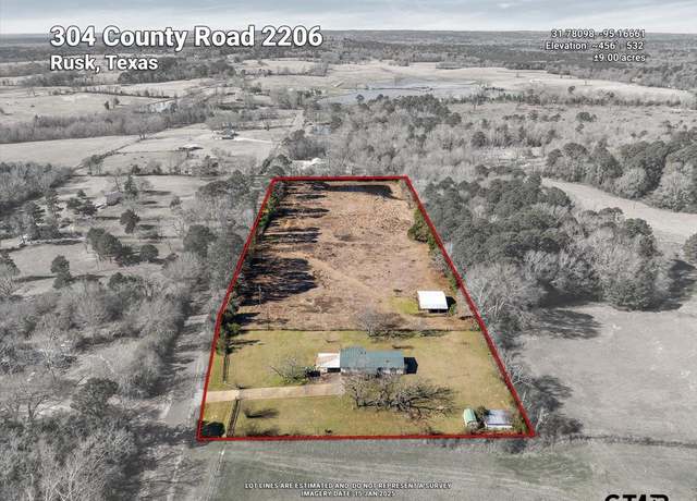 Property at 304 County Road 2206, Rusk, TX 75785, 3 beds, 2 baths