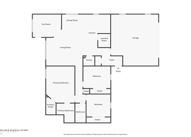 Property at 3140 24th Ave S, Grand Forks, ND 58201, 3 beds, 2 baths