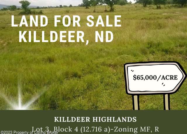 Property at Lt 3, Blk 4 Killdeer Highlands, Killdeer, ND 58640