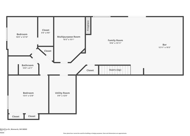 Property at 3318 Montana Dr, Bismarck, ND 58503, 5 beds, 3 baths