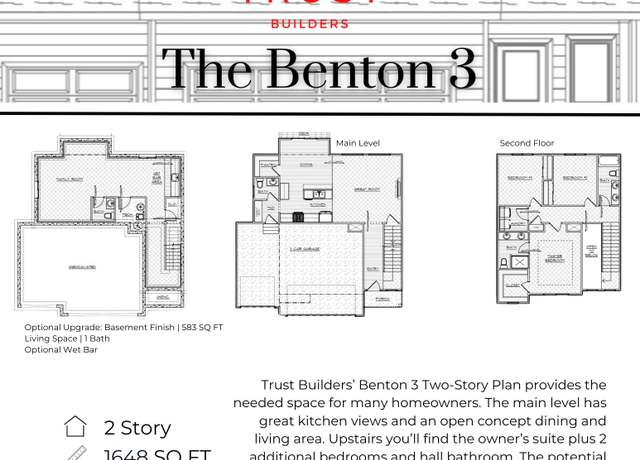 Property at Benton 3 Plan, West Des Moines, IA 50266, 3 beds, 3 baths