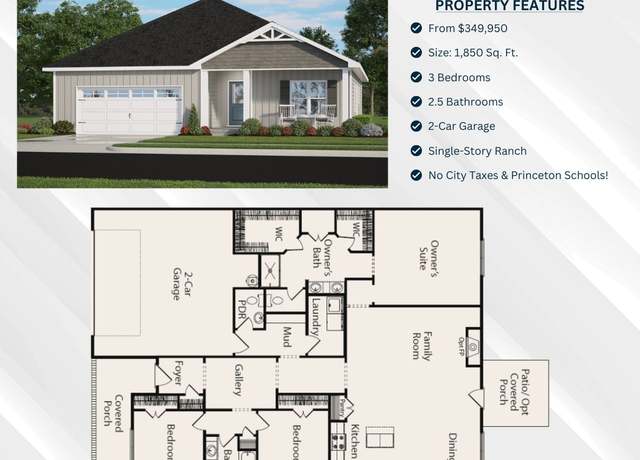 Property at The Pyper Plan, Smithfield, NC 27577, 3 beds, 2.5 baths