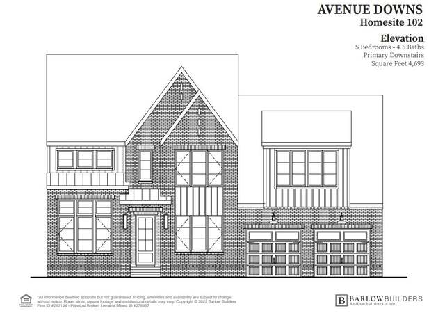 Property at 102 Plan, Thompsons Station, TN 37179, 5 beds, 4.5 baths