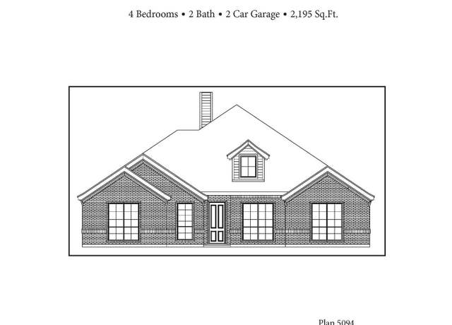 Property at 5094_Iverson IV Plan, Boyd, TX 76023, 4 beds, 2 baths