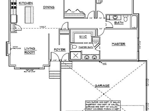 Property at The Monterey Plan, Bismarck, ND 58503, 3 beds, 2 baths
